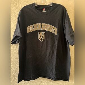 Vegas Golden Knights Hanes Black Tagless T-Shirt